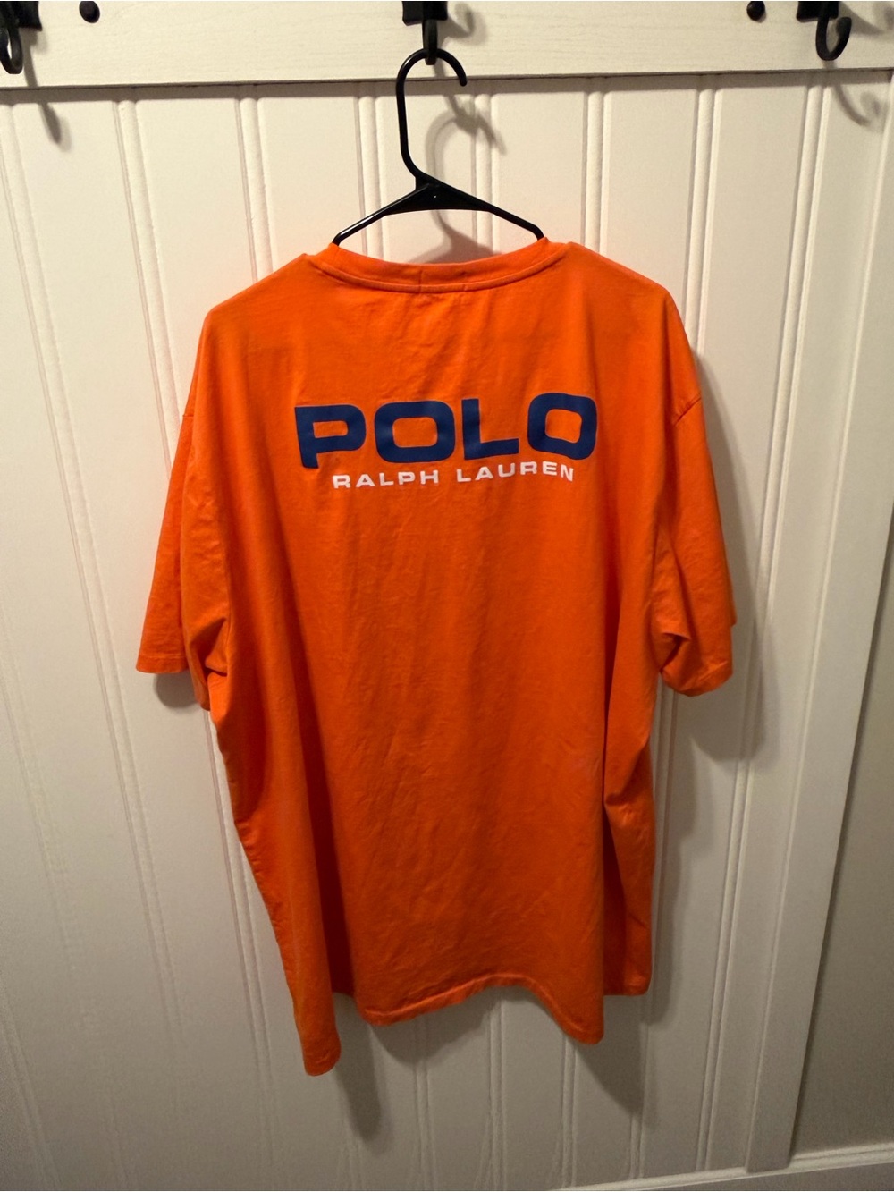 Polo Ralph Lauren Orange Crew Neck T-Shirt Classic Short Sleeve SZ 3XLT